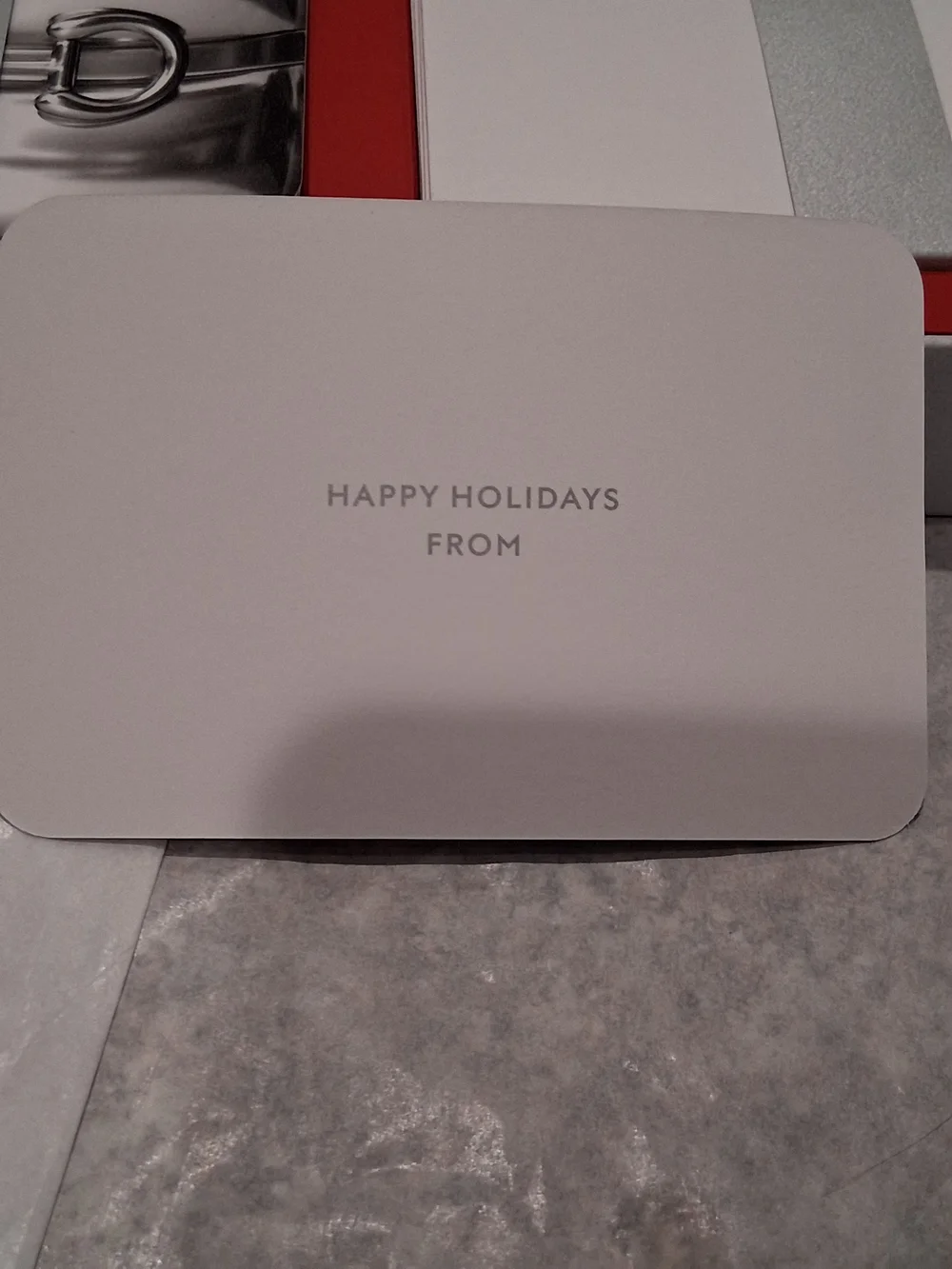 GUCCI HOLIDAY Silver Card Set Of 10.Brand New
